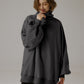 Sudadera Oversize Cuello Alto - Confort Elegante 